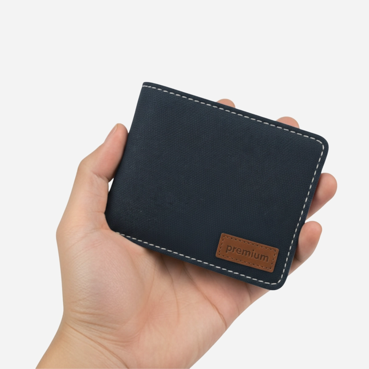 Orion Prime Men’s Denim Wallet Navy - Image 4