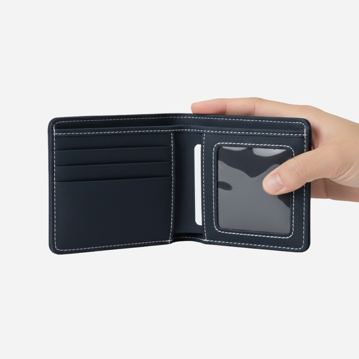 Orion Prime Men’s Denim Wallet Navy - Image 3
