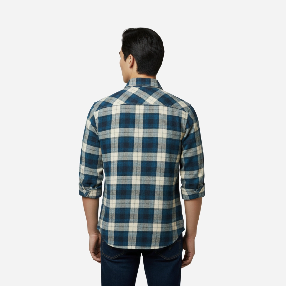 Cozy Explorer Men's Flannel Shirt - Image 4